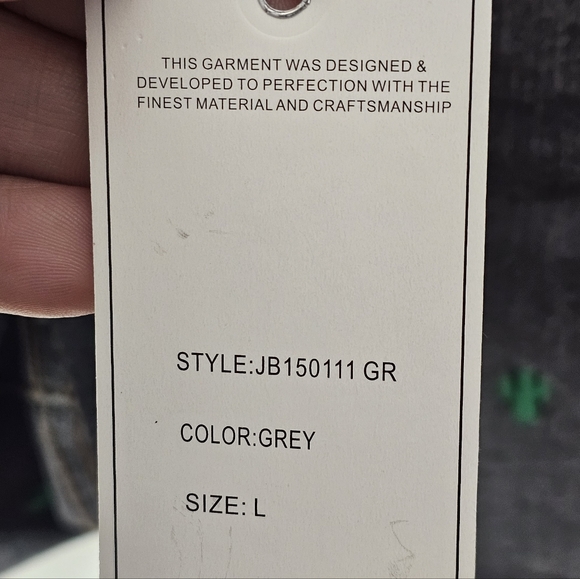 Judy Blue Shorts Grey Denim Size Large Cactus Embroidered‎ High Rise NWT Stretch - Picture 9 of 16